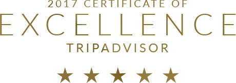 2017 certificate of EXCELLENCE - TripAdvisor